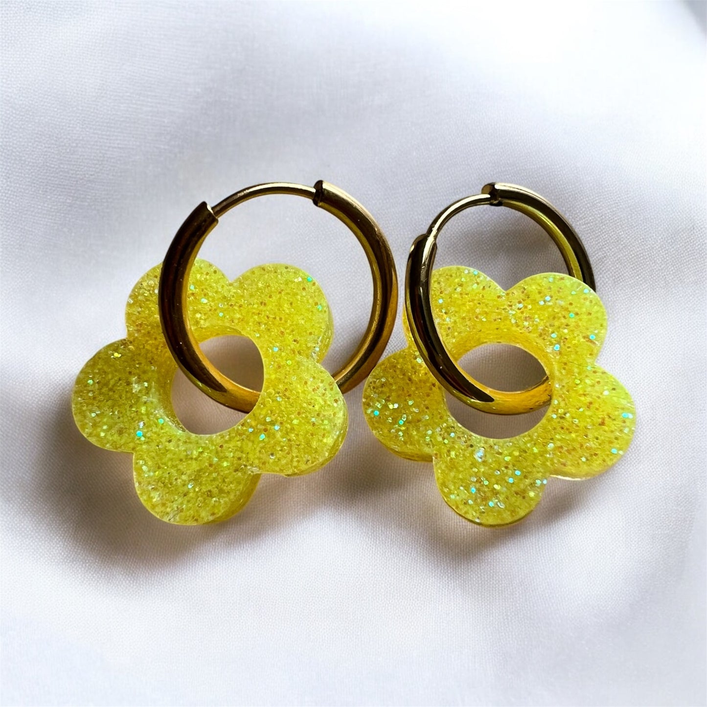 Flores M - Paillettes jaunes