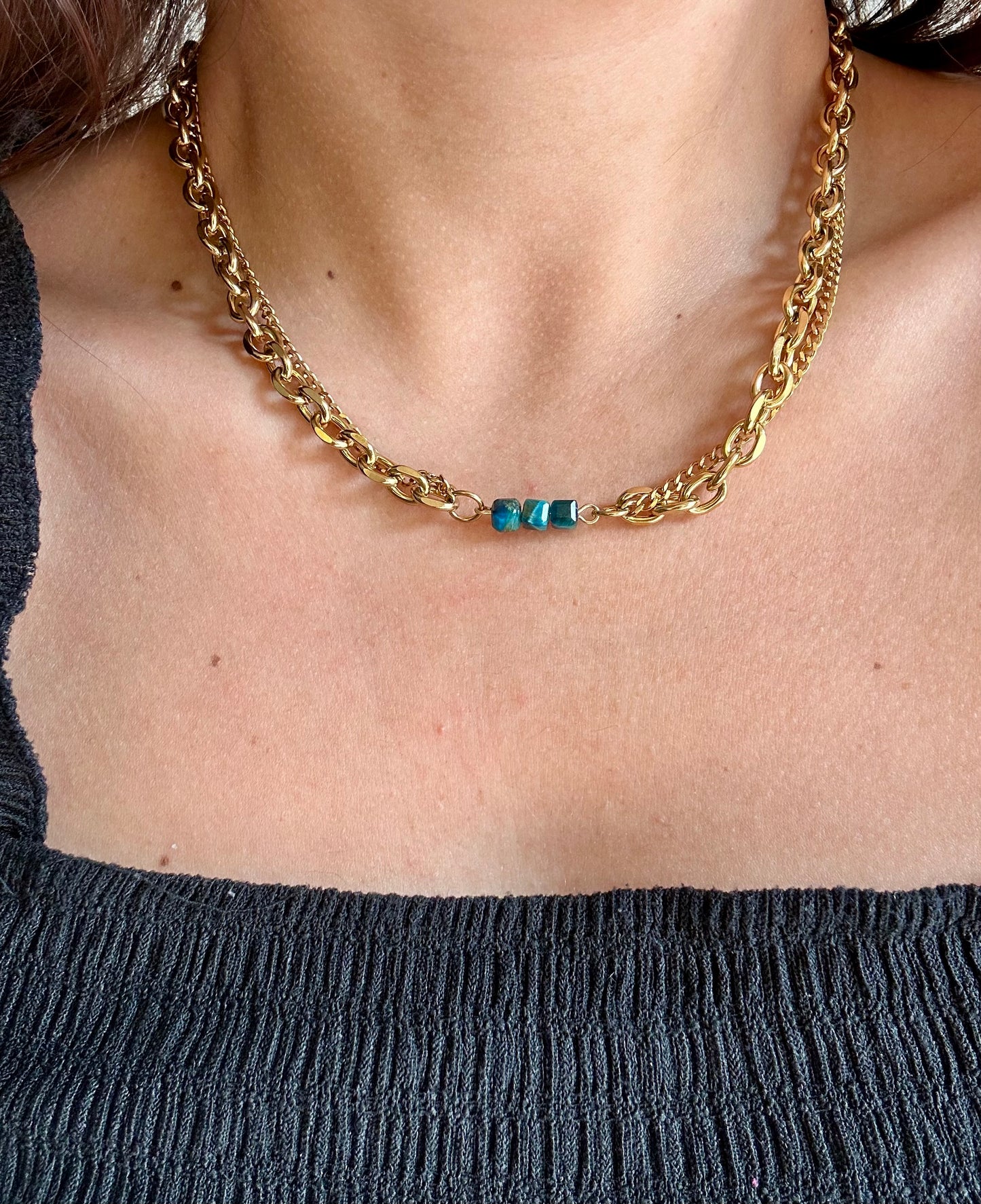 CHAÎNE LUNAIRE- Collier