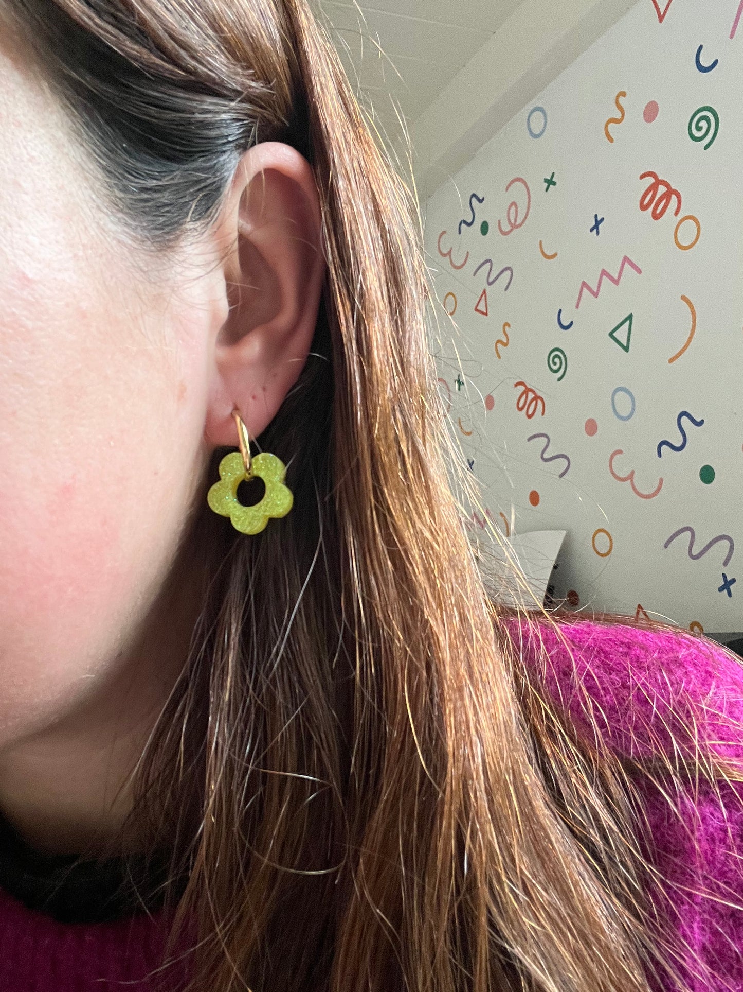 Flores M - Paillettes jaunes