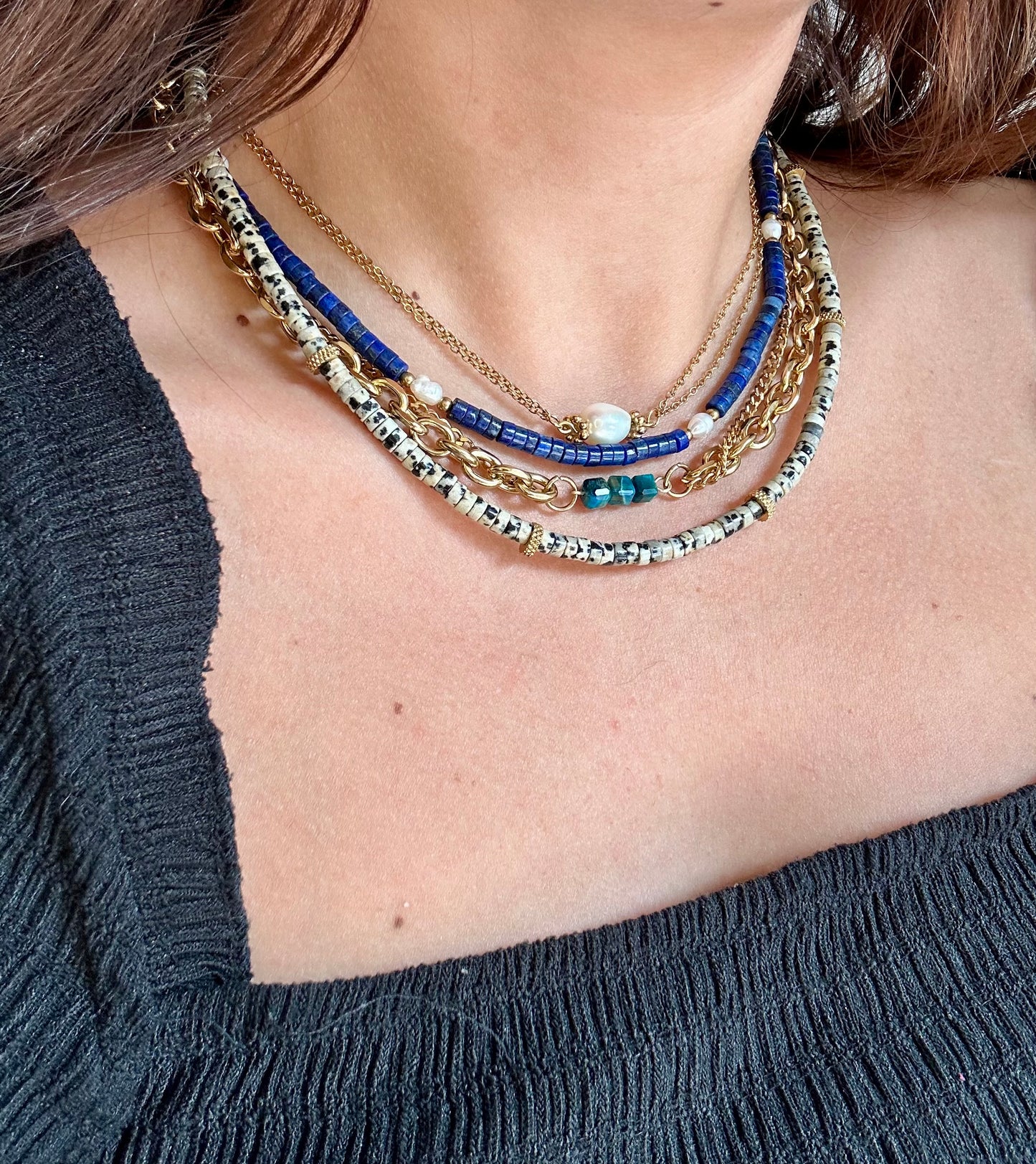 ÉCLAT D’AZUR- Collier