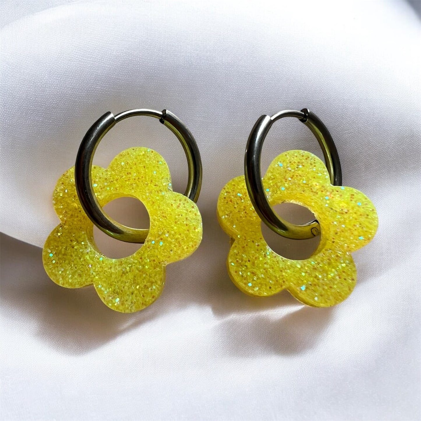 Flores M - Paillettes jaunes