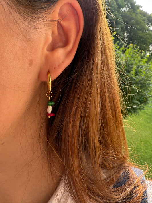 BANI - Boucles d’oreilles perle & coquillage