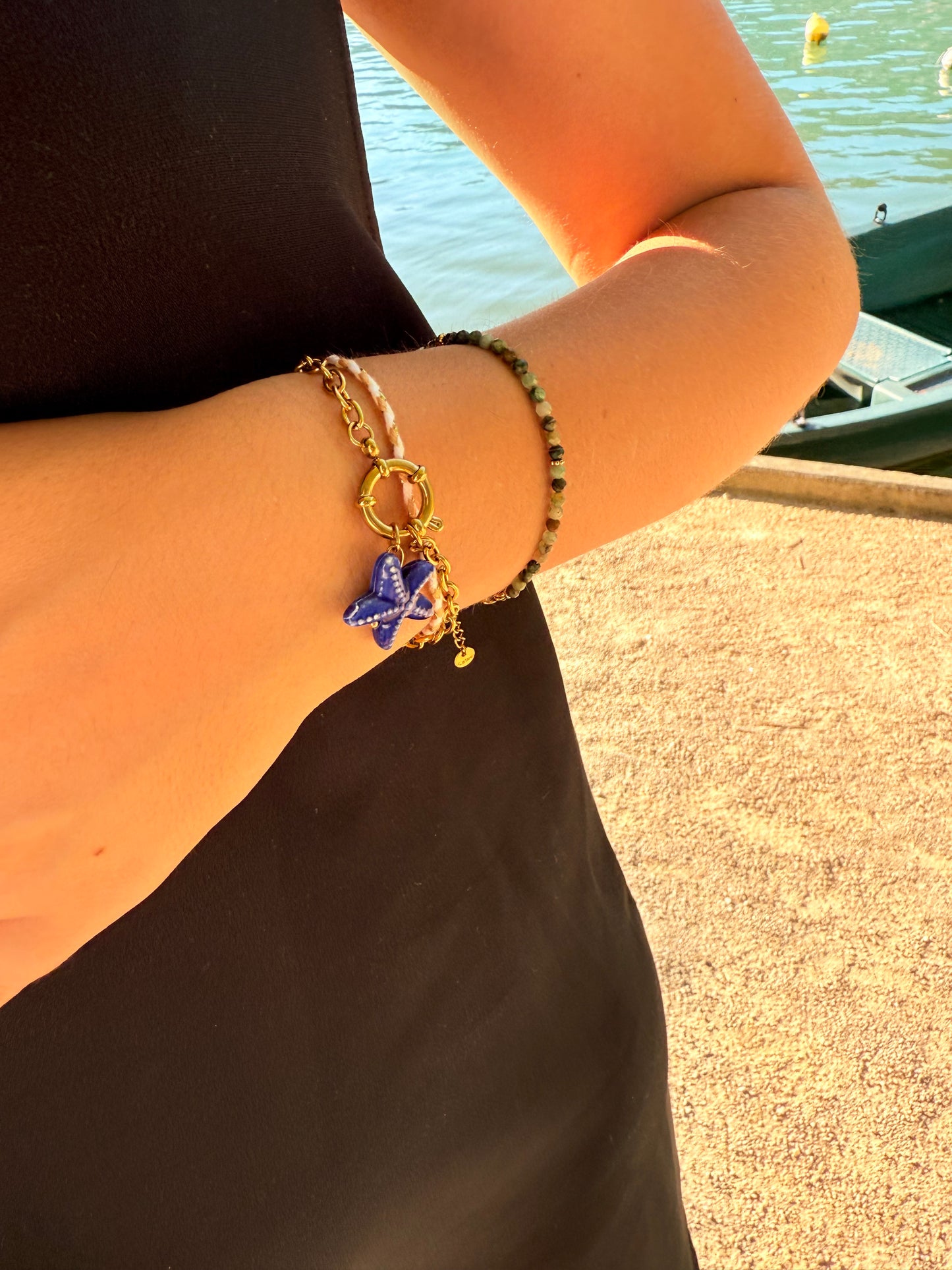ESTI- Bracelet doré & étoile