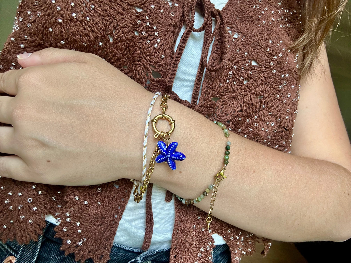 ESTI- Bracelet doré & étoile