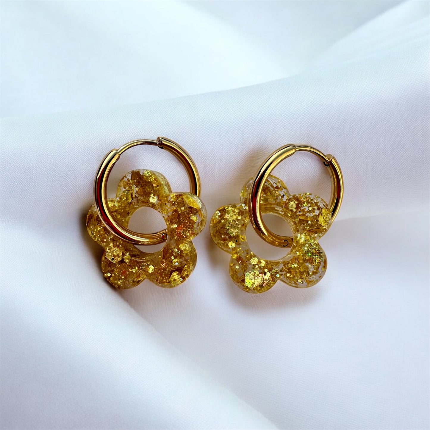 Flores M - Paillettes dorées