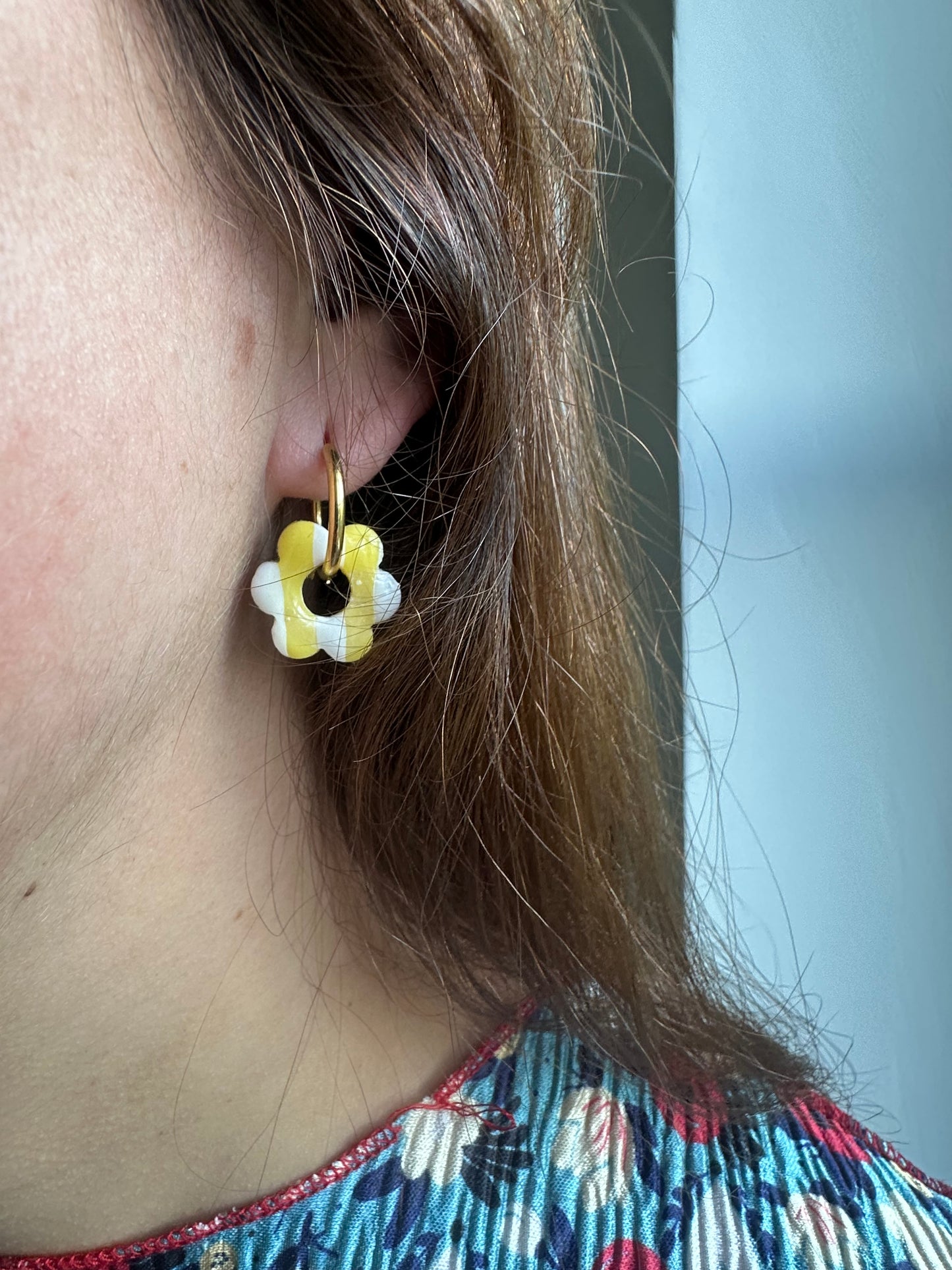 FLORES M - La plage jaune & blanc