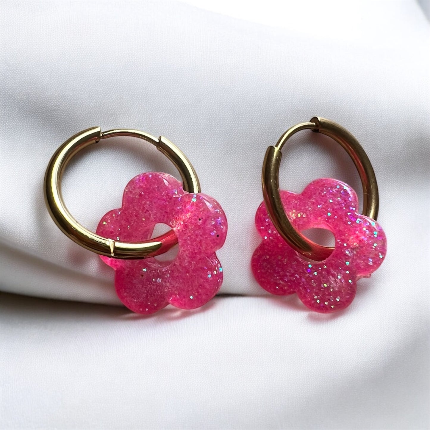 Flores Petite - Paillettes rose clair