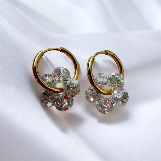 FLORES petite - Paillettes argentées 2