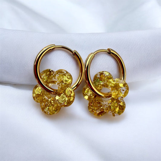 FLORES petite - Paillettes dorées 2